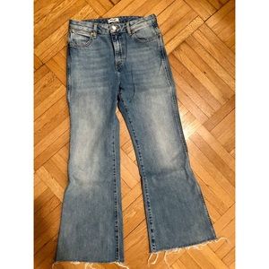 Wrangler hi rise vintage style flares